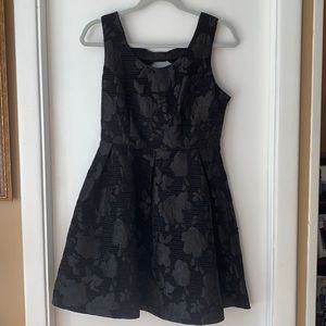 Black dress with back bow detailing